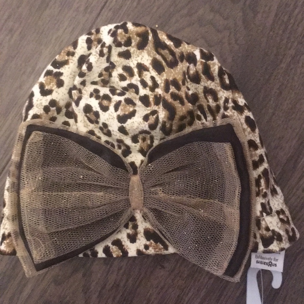 ❤️Leopard print hat with bow! - Picture 5 of 5